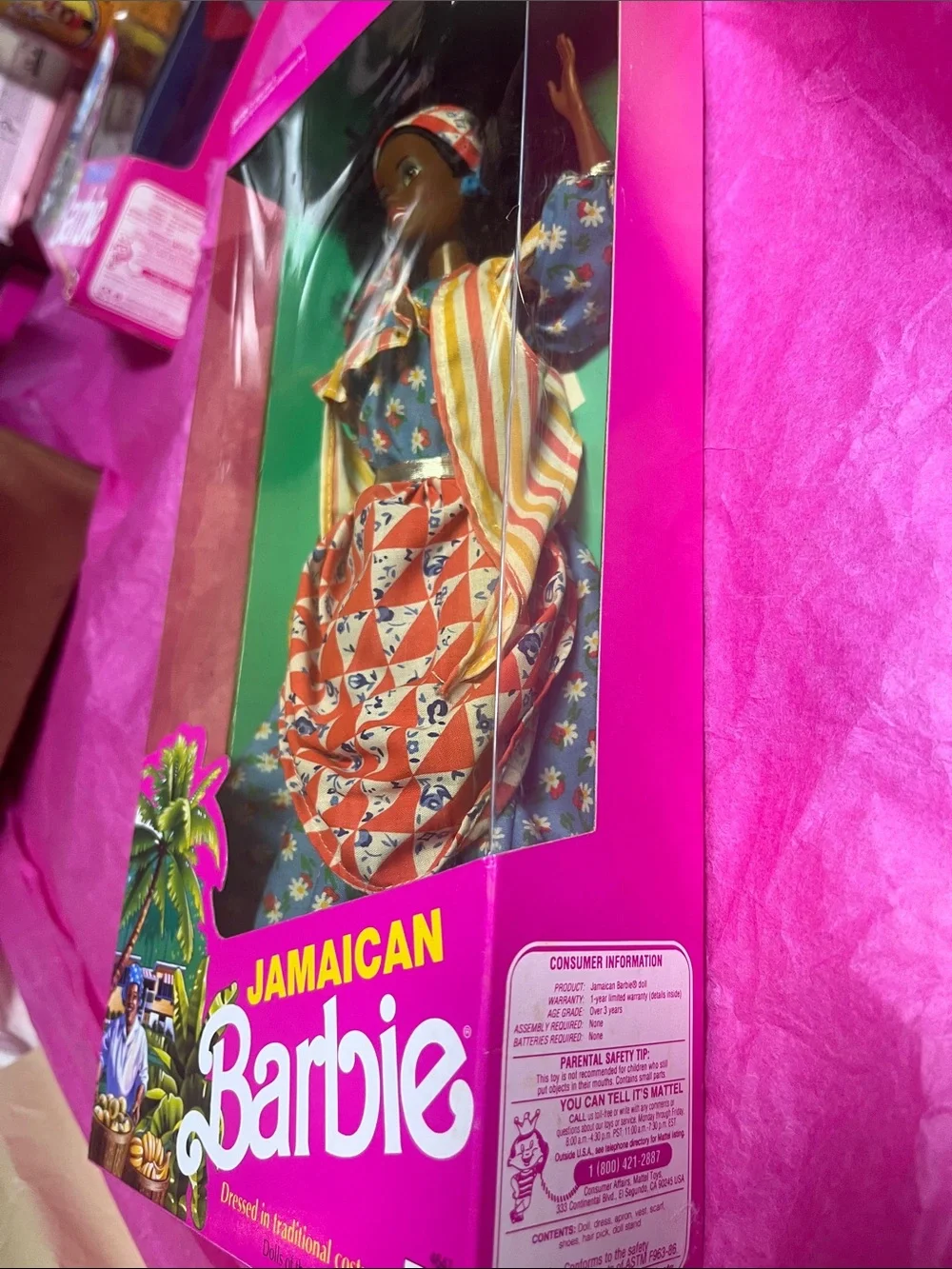 1991 Jamaican Barbie Dolls of the World Collection #4647 NRFB